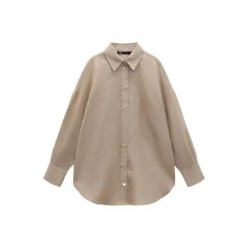 ZARA Shirts Women's Beige