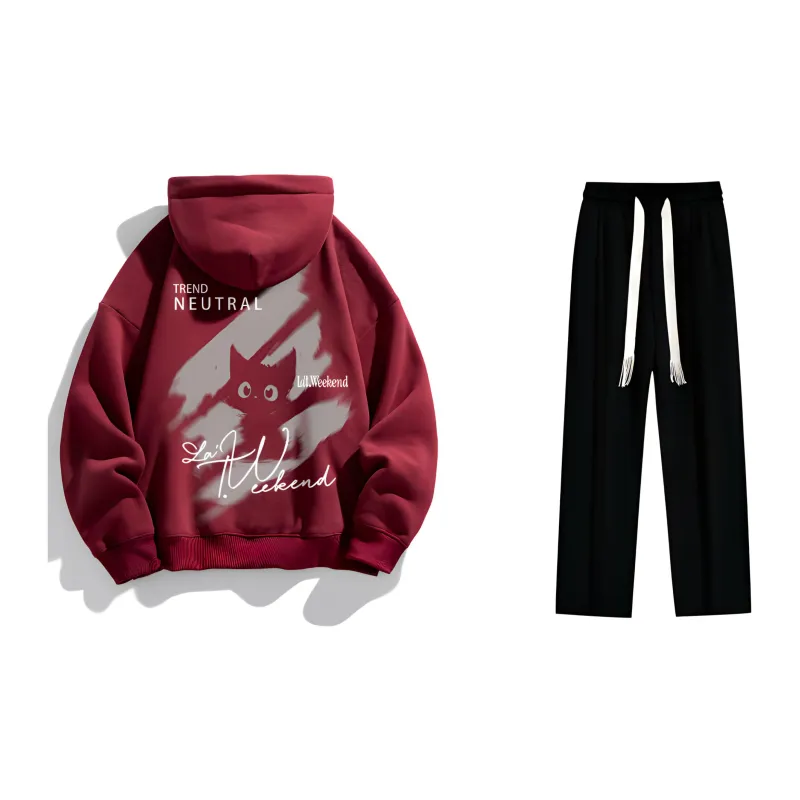 LA'T.WEEKEND Sweatshirt Set Unisex-30