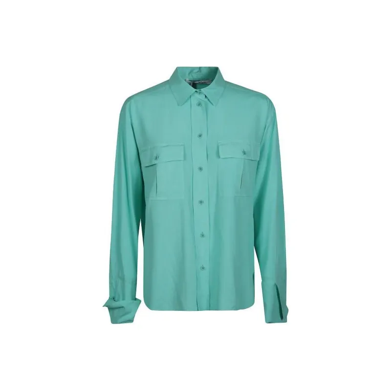 MaxMara Buttoned Long Sleeved Shirt-0