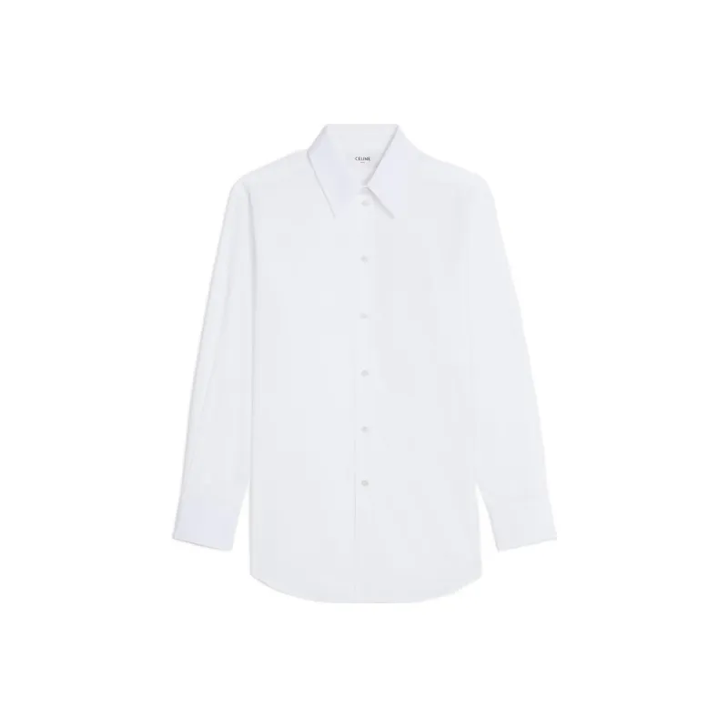 CELINE Tomboy Shirt In Cotton Poplin-0