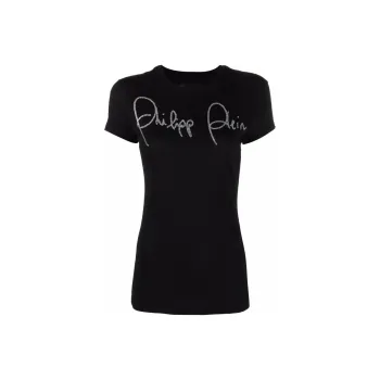 PHILIPP PLEIN Crystal embellished Short sleeved T shirt