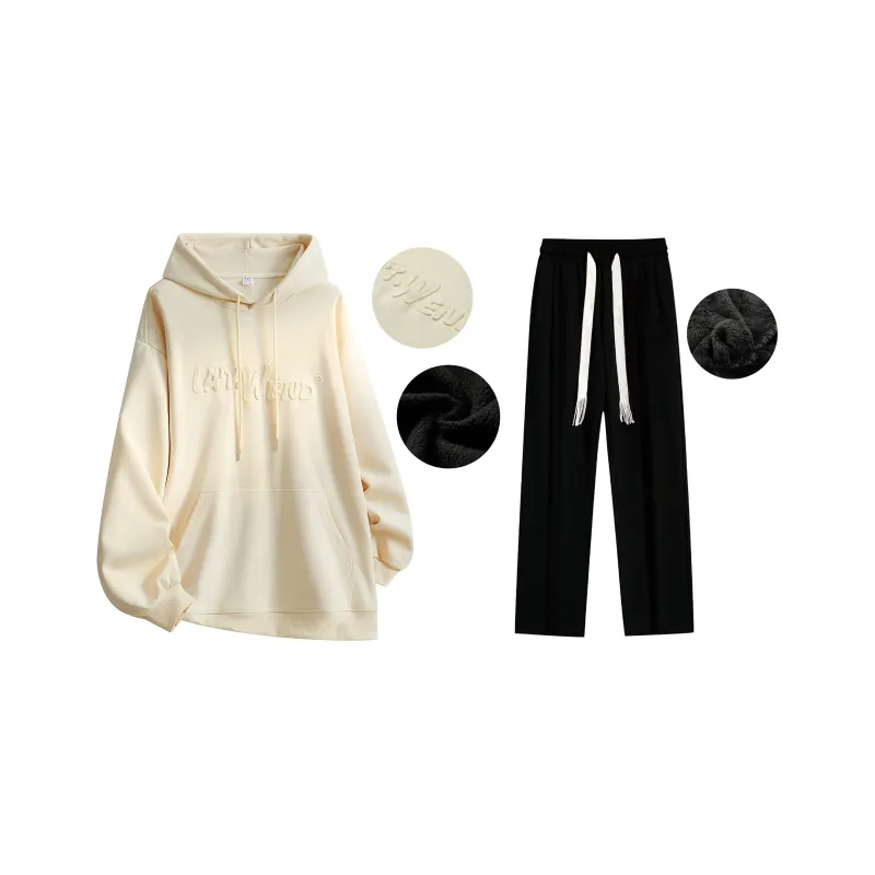 LA'T.WEEKEND Sweatshirt Sets For Fall And Winter Unisex-4
