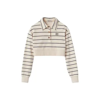 MIU MIU Polo Shirt Women's Beige