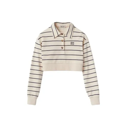 MIU MIU Polo Shirt Women's Beige