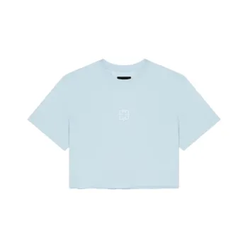 Givenchy Logo Embroidered Cropped T Shirt
