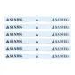 White[6 Pack]Abrasion-Resistant PU Racket Protective Tape