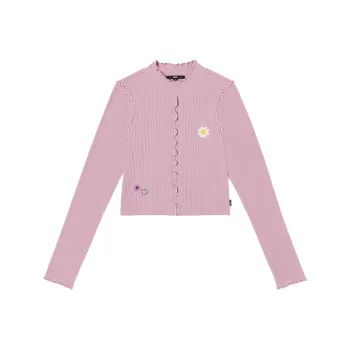 Vans W OVERSIZED FLORAL Knitwear Women's Light Purple