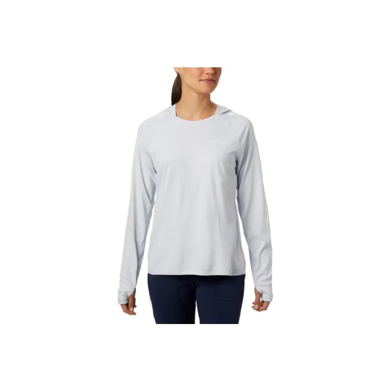 Columbia T-Shirts Women's Gray White-0