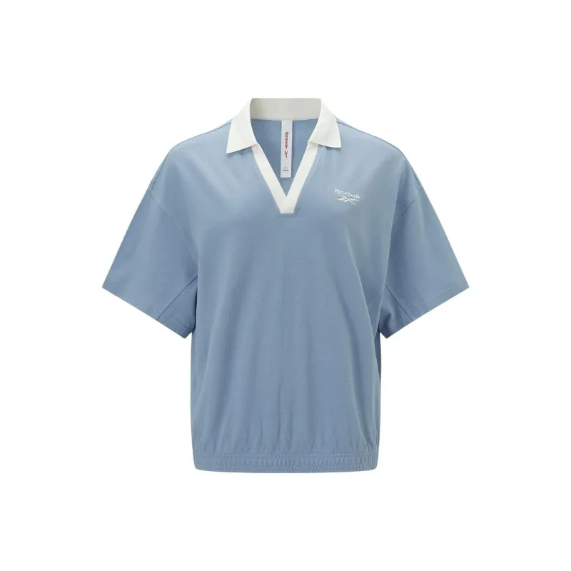 Reebok Polo Shirt Women's Blue Purple-0
