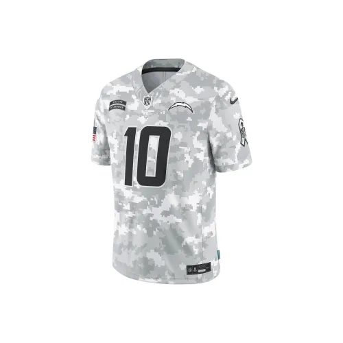 Nike Justin Herbert Los Angeles Chargers Salute To Service Men's Nike Dri-FIT Nfl Limited Jersey