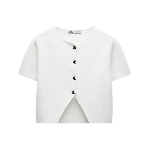 ZARA Knitwear Women's White