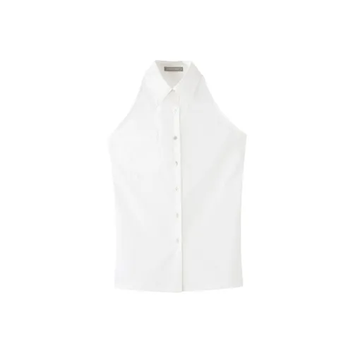 COMMON VALUE 'Riverbank La Jetee' Shirt Women's Gao Yu White