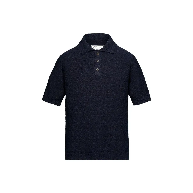 Maison Margiela Polo Shirts Women's Marine Blue-0