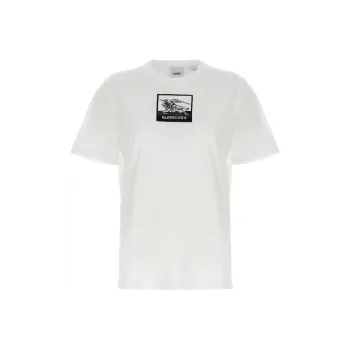 Burberry Logo Printed Crewneck T-Shirt