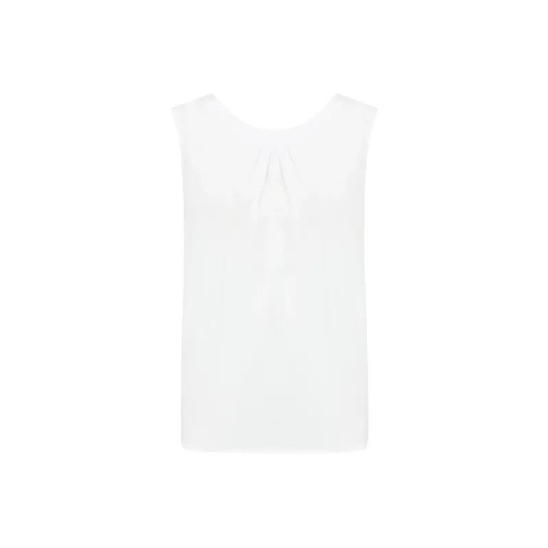 'S MAX MARA Sleeveless Poplin Top-0