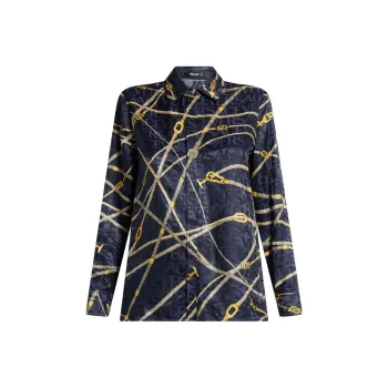 VERSACE Greca Nautical Long sleeve Shirt