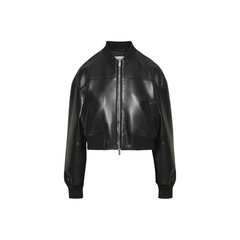 ARITZIA FW24 Babaton Synergy Bomber Jackets Coats Women's BLACK/Black-0