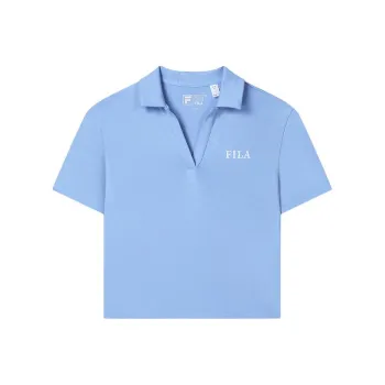 FILA Polo Shirt Women's Mountain Mist Blue