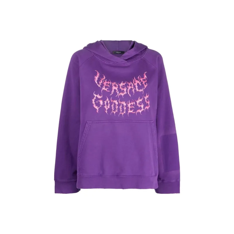 VERSACE SS23 Sweatshirt Women's Dark Purple-0