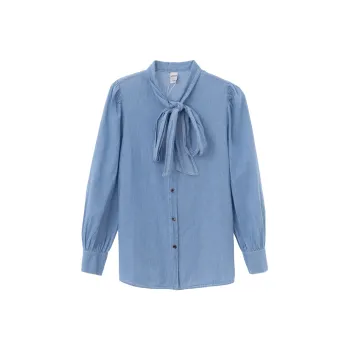 JESSYLINE Shirt Women's Denim Blue