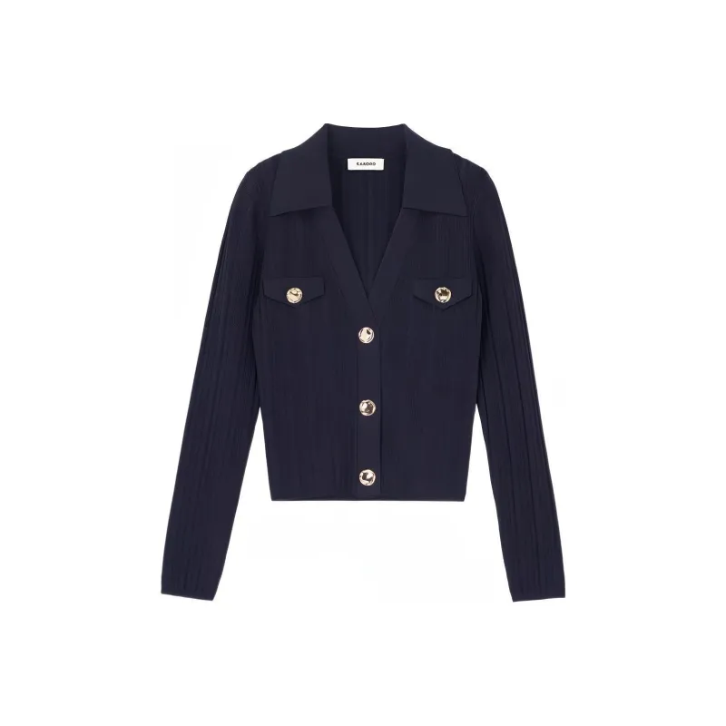 Sandro SS23 Knitwear Women's Blue-0