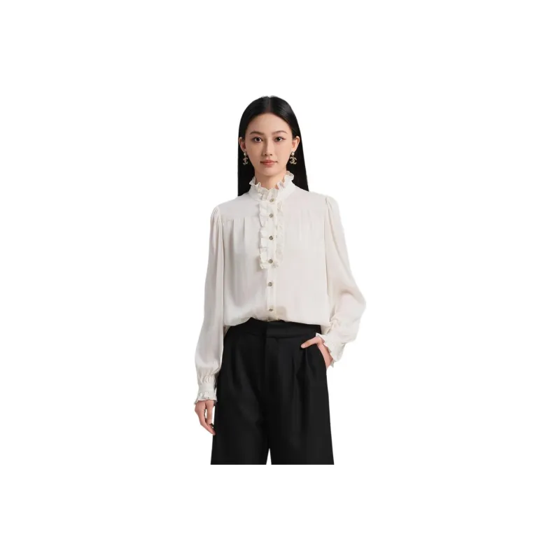 Blood Glitter Shirt Women's White-0