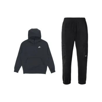 Nike Sportswear Club Fleece Sweatshirt Set Men's Black