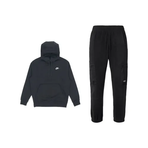 Nike Sportswear Club Fleece Sweatshirt Set Men's Black