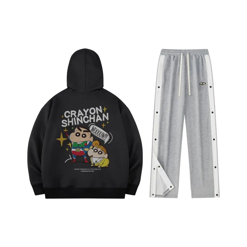 Crayon Shinchan Sweatshirt Set Unisex-30