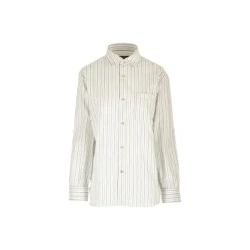 A.P.C Sela Pinstriped Long-Sleeved Shirt