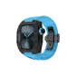 Black Carbon Fiber+Black Metal Parts+Blue Strap
