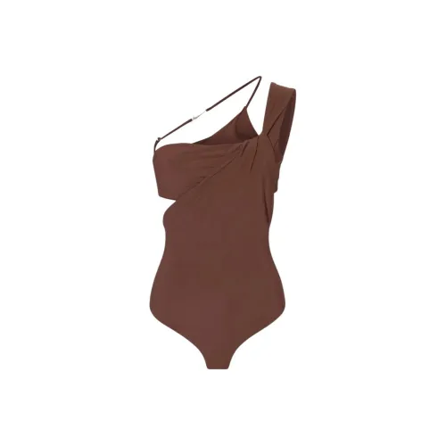 Nike x Jacquemus Collaboration SS24 Bodysuits Asia Version Women's Cocoa