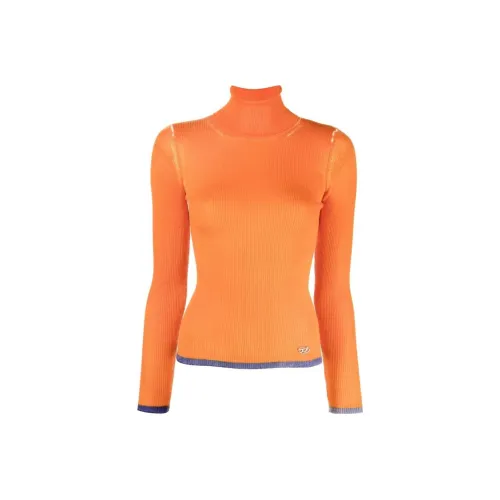 DIESEL Cashmere Sweaters Women's Orange