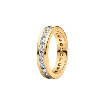 Pandora 925 Sterling Silver Rings Unisex Gold