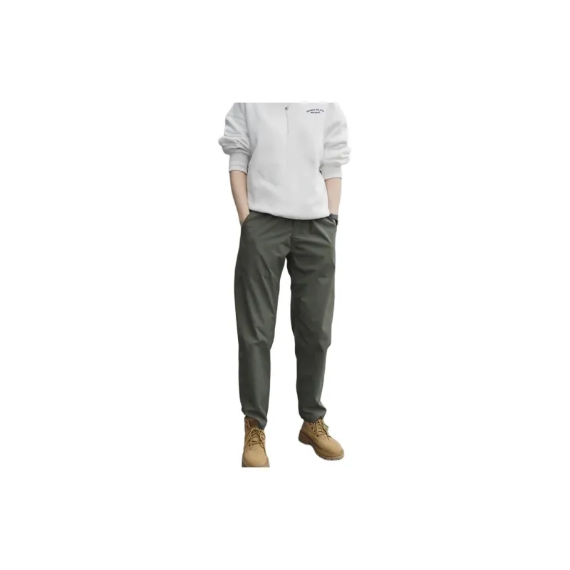 DARK HORSE Casual Pants Unisex Army Green-0