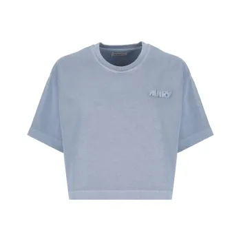 AUTRY Boxy Fit Cropped T Shirt