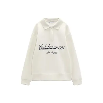 ZARA Sweatshirts Women's Ice White