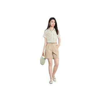 Yi Mengyuan Silk Shirt Women's 1Green Multicolor