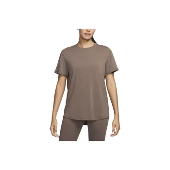 Nike T Shirts Women's Brown