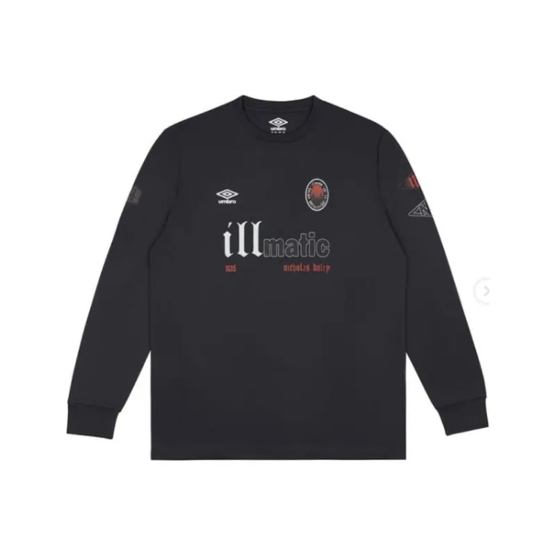 Umbro x NAS X NICHOLAS DALEY Soccer Jerseys Men's Black-0