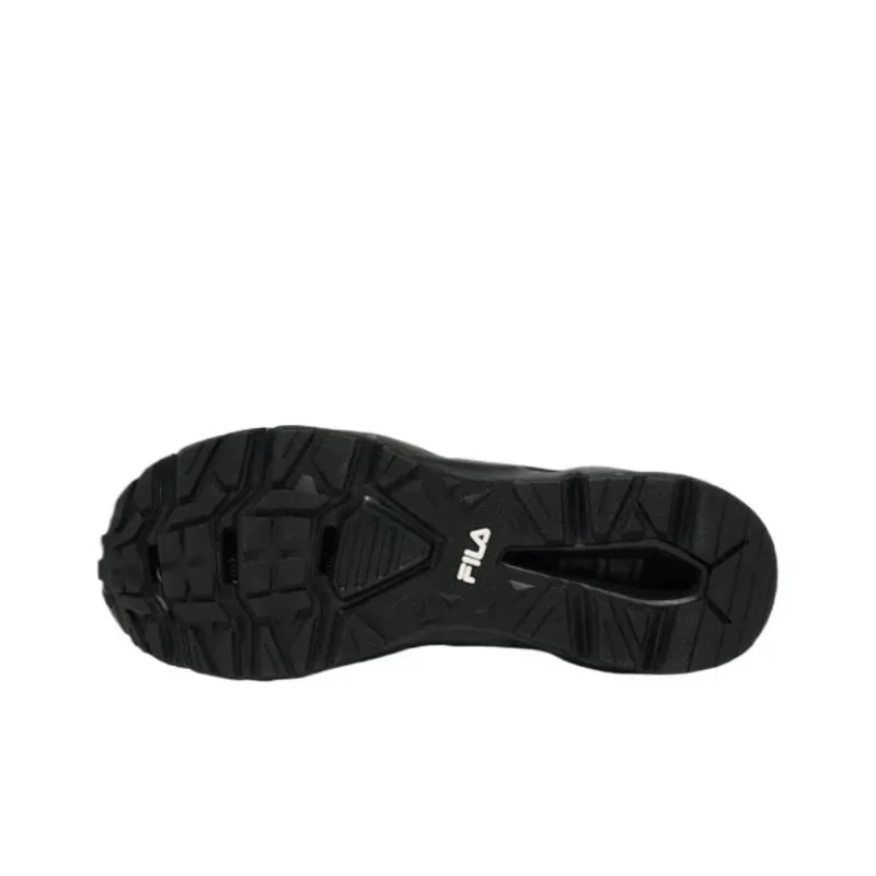 FILA Slick Wavy Sandals Low Top Casual Shoes Unisex Black-4