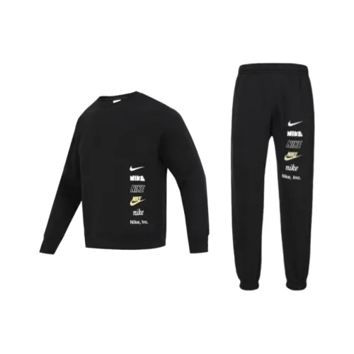nike boys Sweatshirt Set Unisex Black