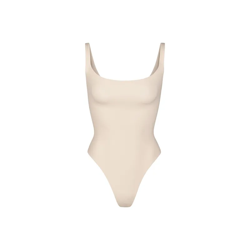 SKIMS FITS EVERYBODY SQUARE NECK BODYSUIT Bodysuits Women's SAND/Sand-0