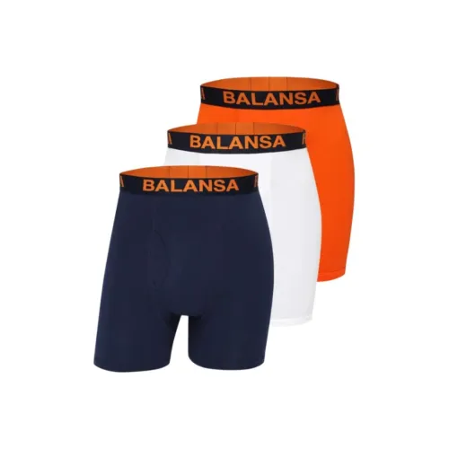FILA Underpants Men's 3 Pack Blue+White+Orange