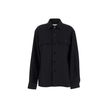 JIL SANDER + Flannel Buttoned Overshirt