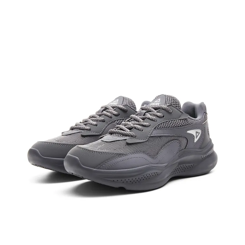 PEAK Cloud Journey Cushioning, Slip Resistant, Lightweight Low Top Casual Shoes Men's Paloma Gray-2