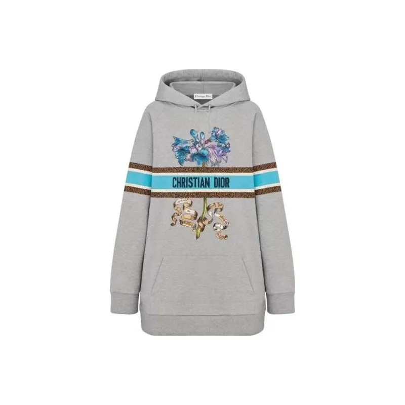DIOR SS23 Sweatshirt Women's Gray-0