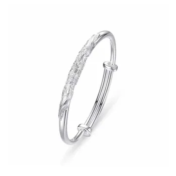 Hui Xuan Charm 999 Fine Silver Bangles Women's