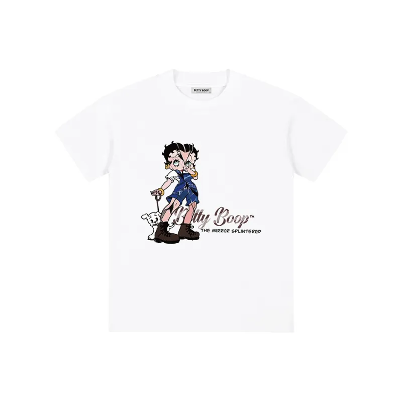 BETTY BOOP Regular T Shirt Women's White-0