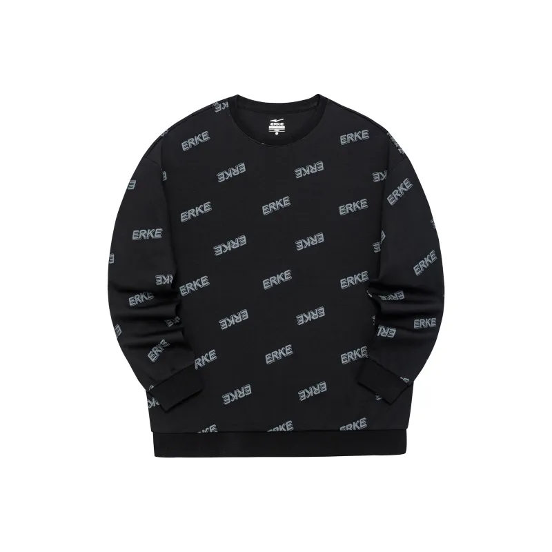 Erke Sweatshirts Women's Jet Black-0